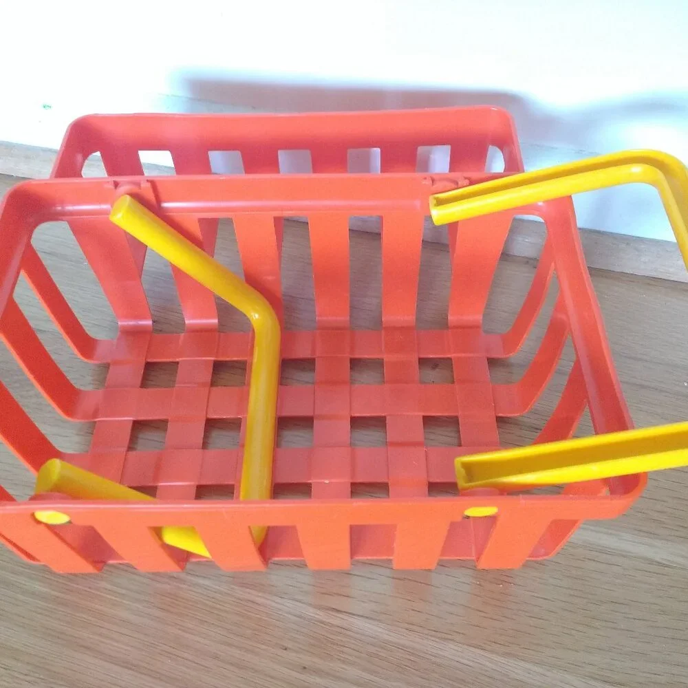 Fisher Price Orange Basket 1989 Vintage